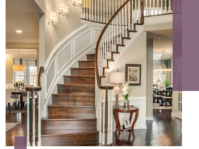 Изготовление лестниц под ключ в Ноябрьске — металлокаркас и отделка