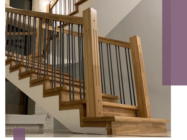 Реставрация деревянных и металлических лестниц в Ноябрьске