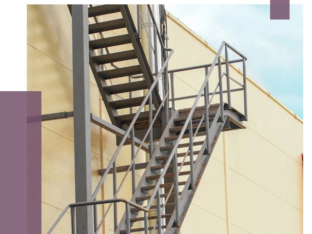 Пожарные лестницы в Ноябрьске от 12156 руб. — монтаж и продажа | ПРОЛЁТ-Нбс