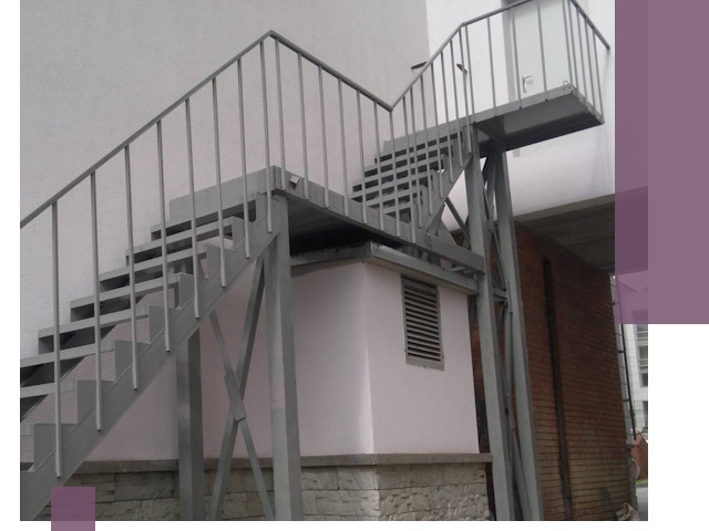 Монтаж пожарных лестниц под ключ в Ноябрьске с гарантией качества