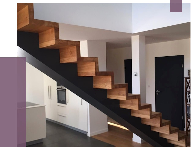 Изготовление деревянных лестниц в Ноябрьске от 86105 руб. | ПРОЛЁТ-Нбс