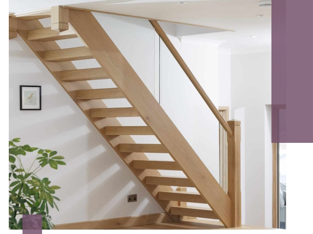 Изготовление деревянных лестниц под ключ в Ноябрьске для дома