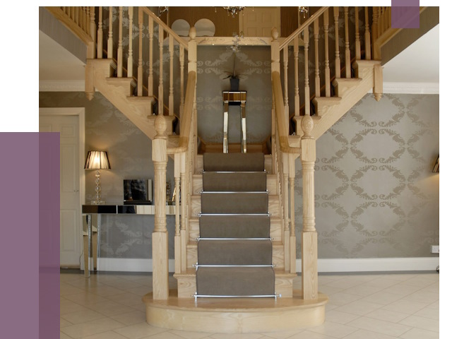 Монтаж деревянных лестниц в Ноябрьске от 7547 руб. 