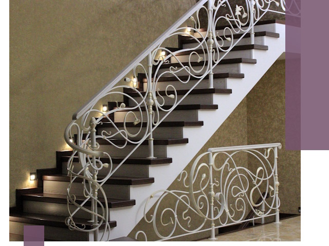 Кованые лестницы под ключ в Ноябрьске — изготовление и монтаж