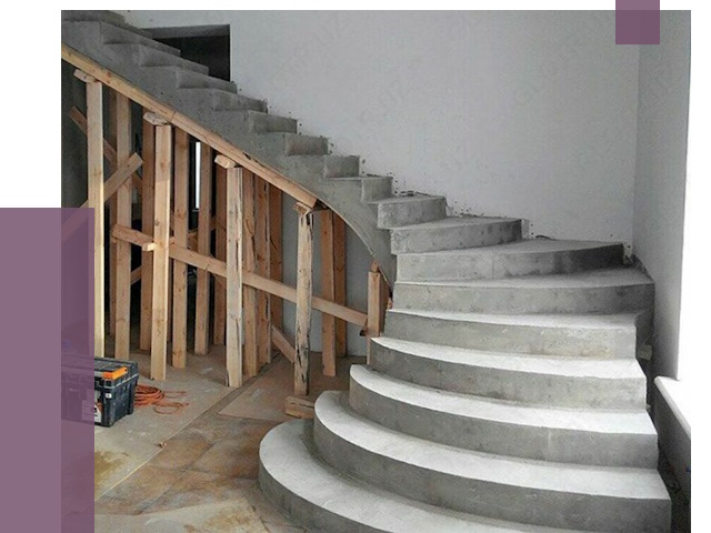 Изготовление бетонных лестниц под ключ в Ноябрьске от 19754 руб. | ПРОЛЁТ-Нбс