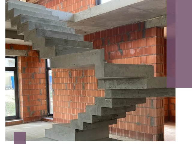 Изготовление бетонных лестниц под ключ в Ноябрьске