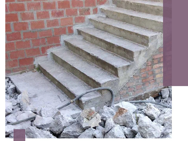 Демонтаж бетонных лестниц в Ноябрьске: быстро и безопасно