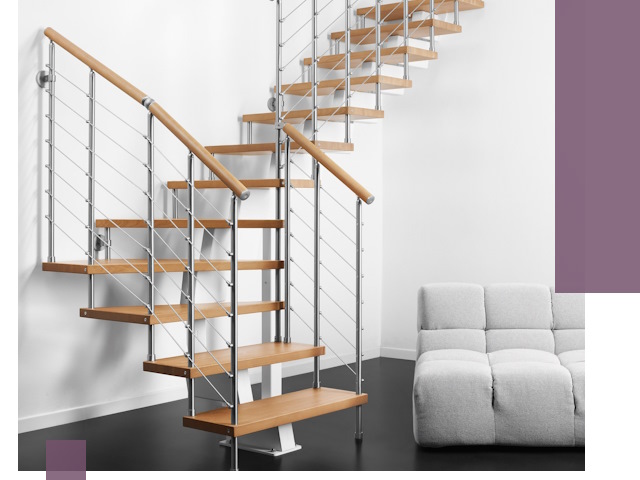 Модульные лестницы под ключ в Ноябрьске — монтаж и изготовление