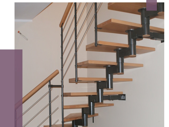 Изготовление модульных лестниц в Ноябрьске от 11396 руб. 