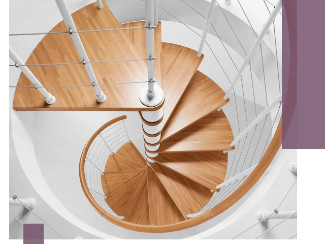 Изготовление винтовых лестниц под ключ в Ноябрьске