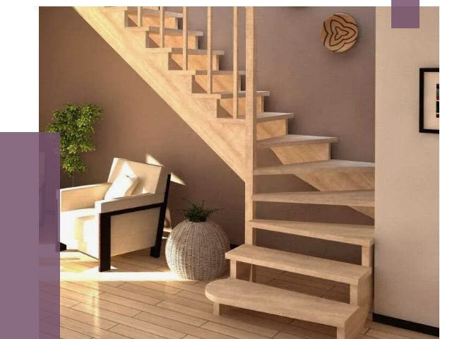 Изготовление Г-образных лестниц в Ноябрьске от 18741 руб. 