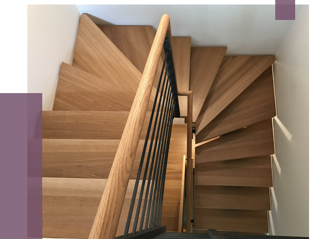 П-образные лестницы в Ноябрьске под ключ от 48118 руб. | ПРОЛЁТ-Нбс