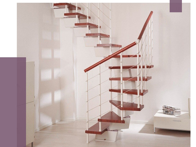 Изготовление лестниц на больцах в Ноябрьске от 9624 руб. | ПРОЛЁТ-Нбс
