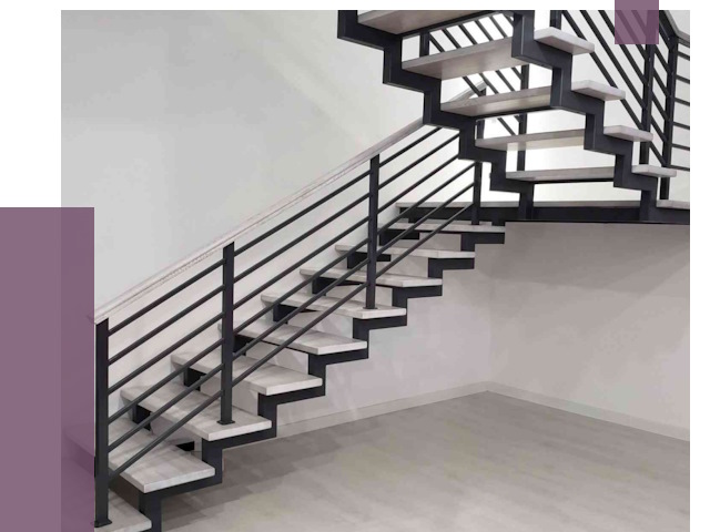 Лестницы на металлокаркасе под ключ в Ноябрьске от 12663 руб. | ПРОЛЁТ-Нбс