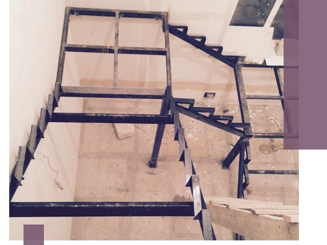 Монтаж лестниц на металлокаркасе в Ноябрьске быстро и качественно