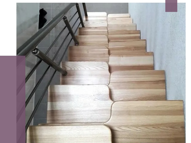 Лестницы гусиный шаг в Ноябрьске от 12916 руб. под ключ | ПРОЛЁТ-Нбс