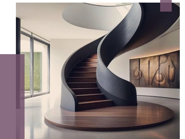 Элитные лестницы под заказ в Ноябрьске от 187405 руб. — ПРОЛЁТ-Нбс