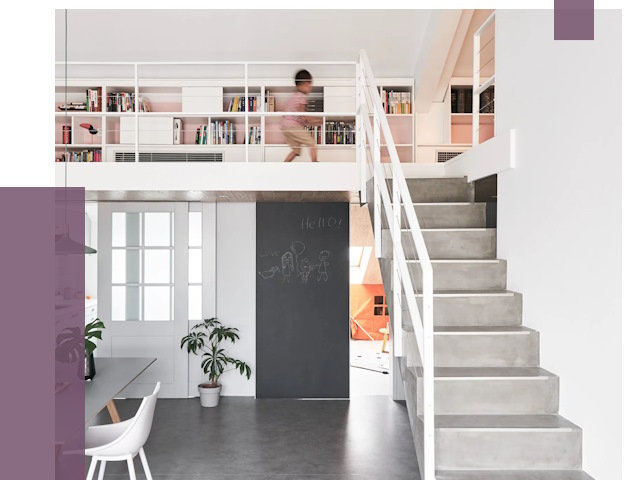 Лестницы для двухуровневой квартиры в Ноябрьске от 174743 руб. | ПРОЛЁТ-Нбс