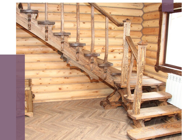 Лестницы в баню в Ноябрьске от 18943 руб. — изготовление | ПРОЛЁТ-Нбс