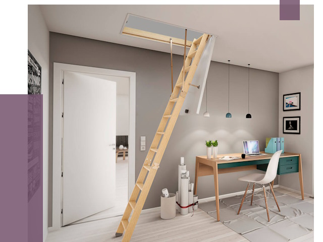 Чердачные лестницы в Ноябрьске — от 14435 руб. | ПРОЛЁТ-Нбс
