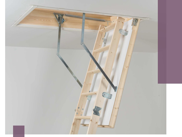 Установка чердачной лестницы под ключ в Ноябрьске