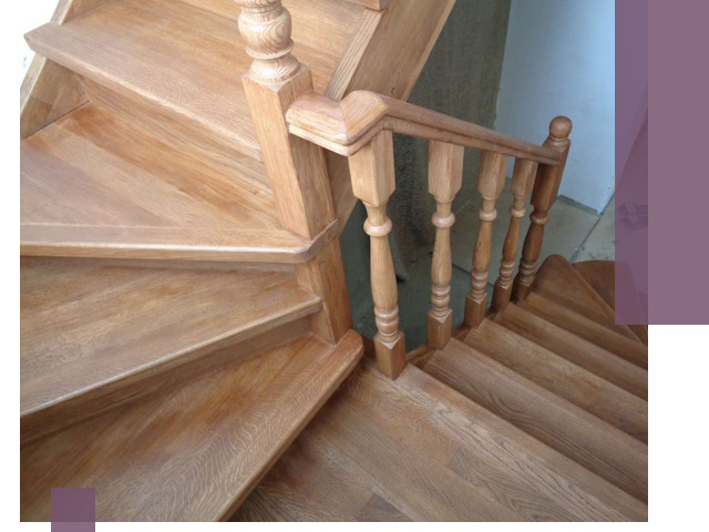 Дубовые лестницы под ключ в Ноябрьске: изготовление и монтаж