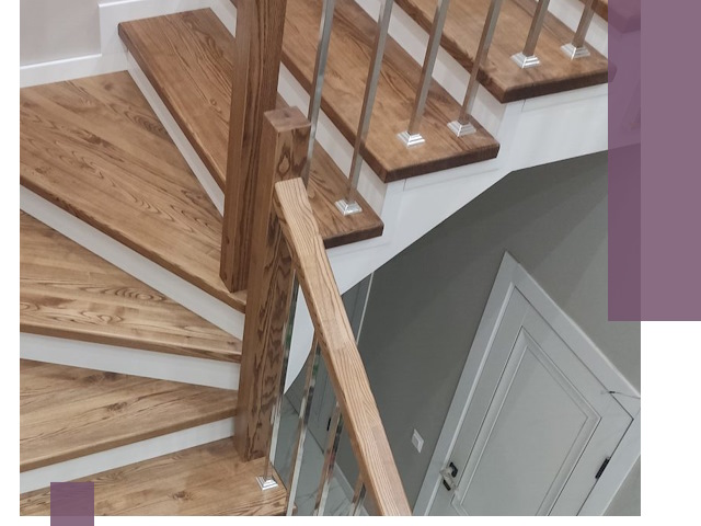 Обшивка металлических лестниц под ключ в Ноябрьске