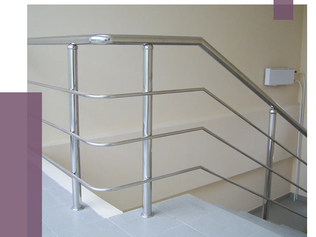 Алюминиевые перила в Ноябрьске от 6281 руб. под ключ | ПРОЛЁТ-Нбс