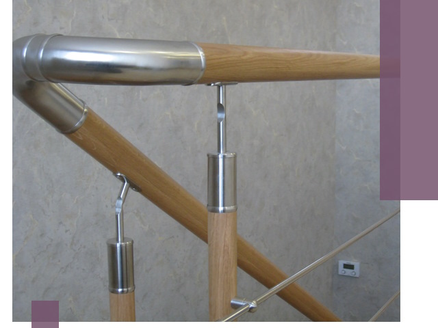 Комбинированные перила на заказ в Ноябрьске — монтаж и производство