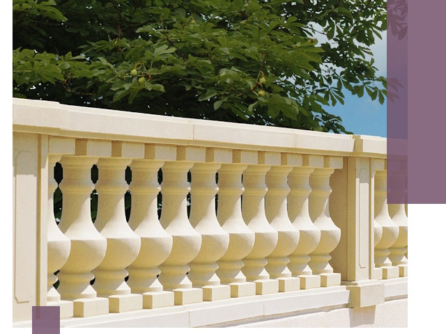 Установка балюстрады в Ноябрьске: изготовление и монтаж под ключ