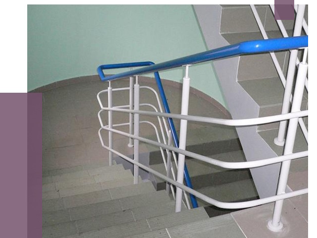 Перила в подъезде в Ноябрьске — установка и замена от 7344 руб. | ПРОЛЁТ-Нбс