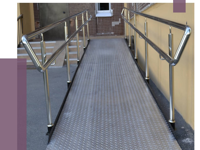 Пандусы в Ноябрьске от 12156 руб. — установка для инвалидов | ПРОЛЁТ-Нбс