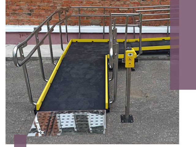 Изготовление наклонных пандусов для инвалидов в Ноябрьске