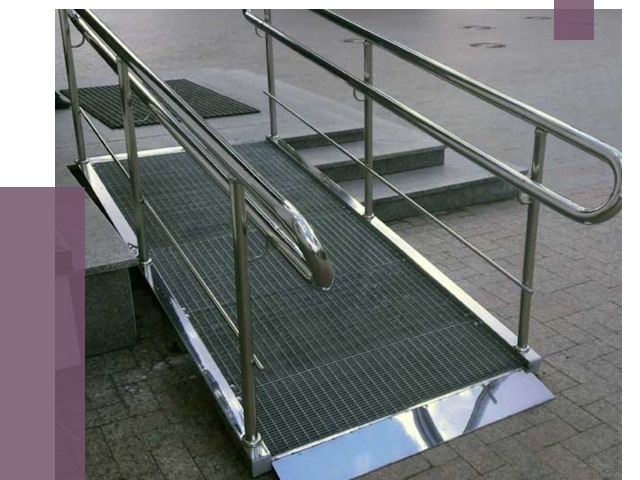 Монтаж пандусов для инвалидов в Ноябрьске от 8529 руб. под ключ | ПРОЛЁТ-Нбс