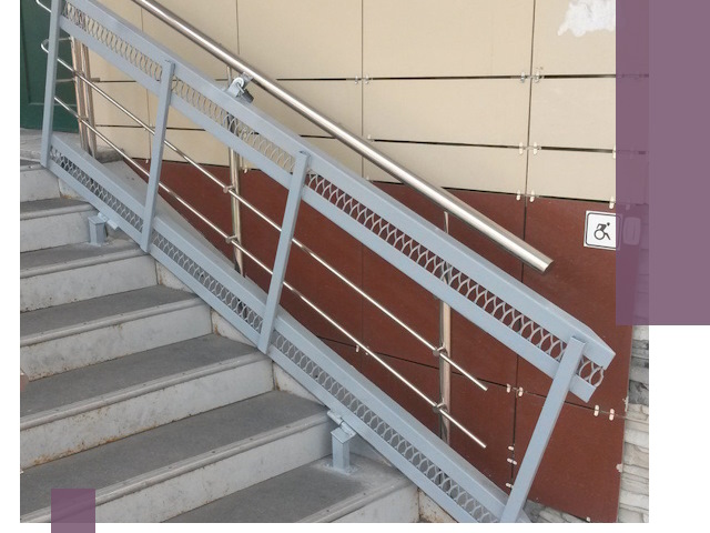 Изготовление откидных пандусов под ключ в Ноябрьске