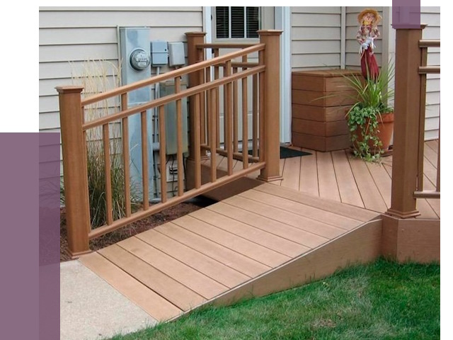 Пандус на крыльцо в Ноябрьске под ключ от 7699 руб. 