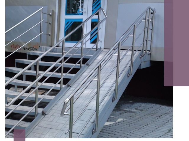 Пандус на крыльцо под ключ в Ноябрьске: монтаж и изготовление