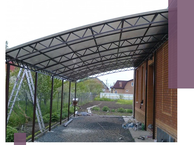 Профессиональный монтаж навесов под ключ в Ноябрьске