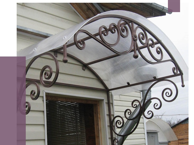 Изготовление козырьков в Ноябрьске от 7294 руб. — заказать | ПРОЛЁТ-Нбс