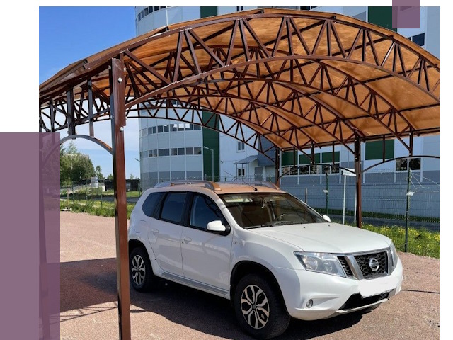 Недорогие навесы в Ноябрьске от 42546 руб. | ПРОЛЁТ-Нбс