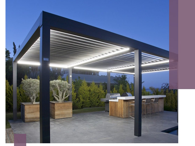 Навесы отдельно стоящие под ключ в Ноябрьске из металла и поликарбоната