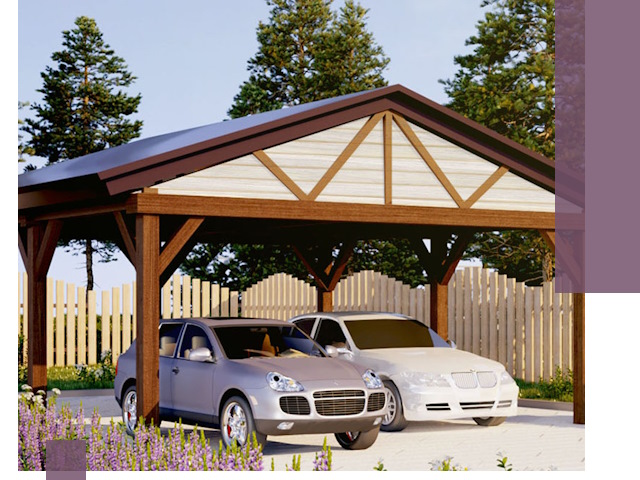 Навесы для автомобиля в Ноябрьске — изготовление и монтаж