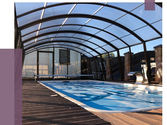 Навесы для бассейна в Ноябрьске от 16613 руб. под ключ | ПРОЛЁТ-Нбс