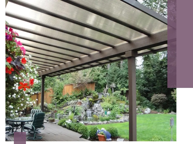 Навесы из поликарбоната под ключ в Ноябрьске быстро и надёжно