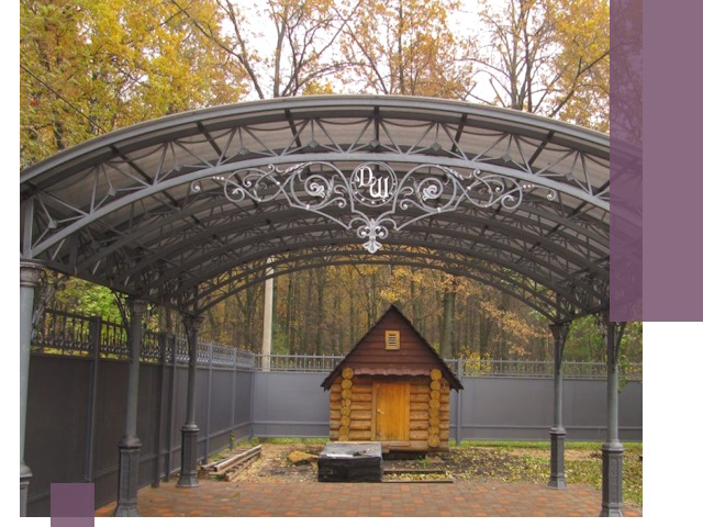 Кованые навесы премиум-класса под заказ в Ноябрьске