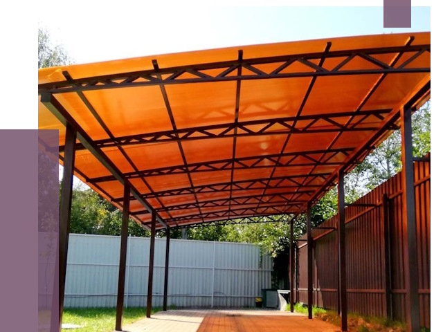 Односкатные навесы под ключ в Ноябрьске от 13017 руб. 