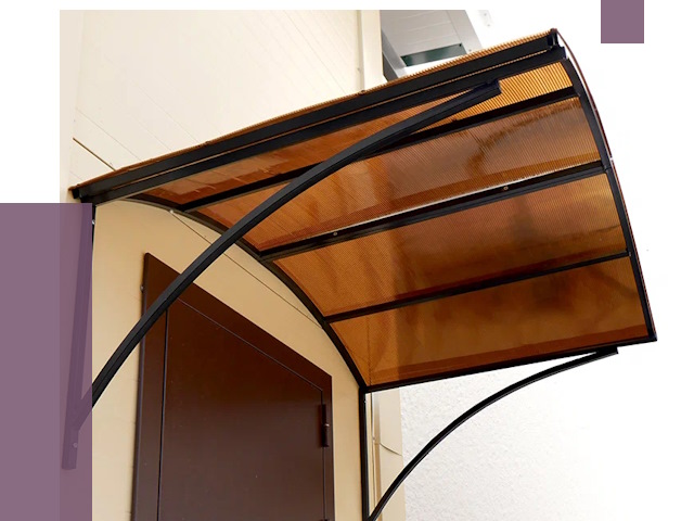 Недорогие козырьки в Ноябрьске от 7516 руб.  | ПРОЛЁТ-Нбс