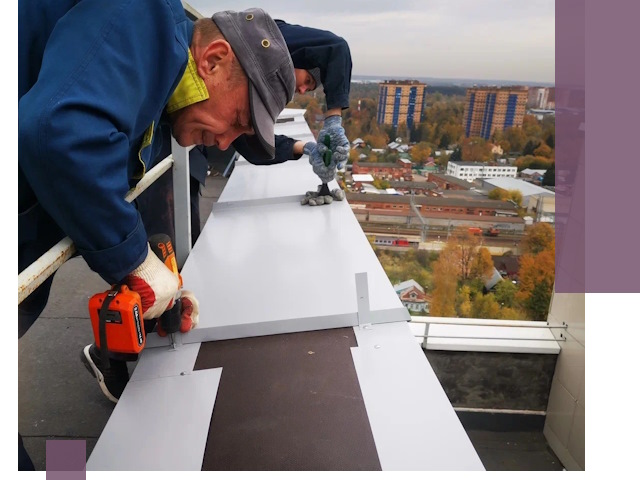 Монтаж парапетов в Ноябрьске — установка прочных металлических ограждений