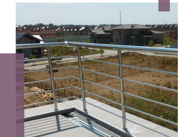 Парапеты из нержавеющей стали в Ноябрьске от 7901 руб. за м² | ПРОЛЁТ-Нбс