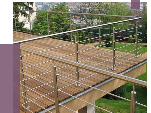 Алюминиевые парапеты в Ноябрьске под ключ от 7699 руб. 